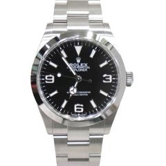 ROLEX (ロレックス) エクスプローラー40 腕時計 224270 ブラック SS オイスター コマ未調整 付属品完品 未使用 Q-327 銀座店