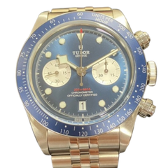 TUDOR(チューダー) ブラックベイ クロノ 79360B SSブレス ブルー 中古美品 AL-745（中野店）