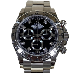 ROLEX(ロレックス)	デイトナ 116509Ｇ　ブラック 8Pダイヤ	 中古美品  AL-520(中野店）