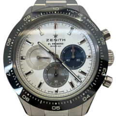 ZENITH(ゼニス) 03.3100.3600/69.M3100 クロノマスタースポーツ SS ホワイト 2024年12月 新品同様 UG-345 (上野店)