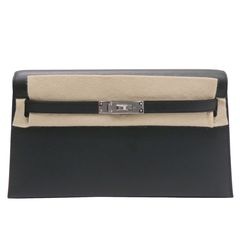 HERMES (エルメス) ケリーエラン ショルダーバッグ ブラック/シルバー金具 ヴォーマダム K刻印 未使用 Q99 銀座店