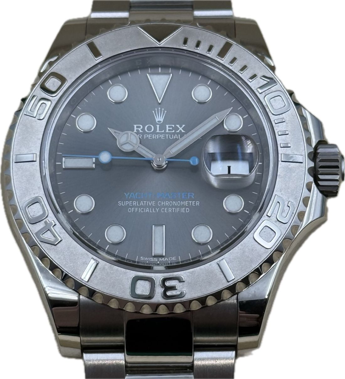 ROLEX (ロレックス) ヨットマスター40 116622 スレート PT/SS 中古品