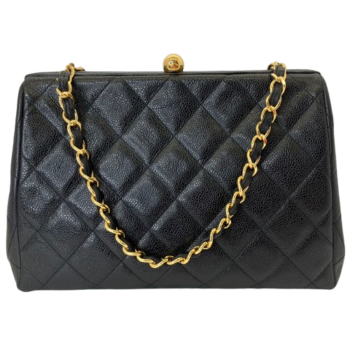 CHANEL◎シール有り 5番台 ビコローレ マットキャビアスキン がま口 黒 000000013183_dLa5hAs.png