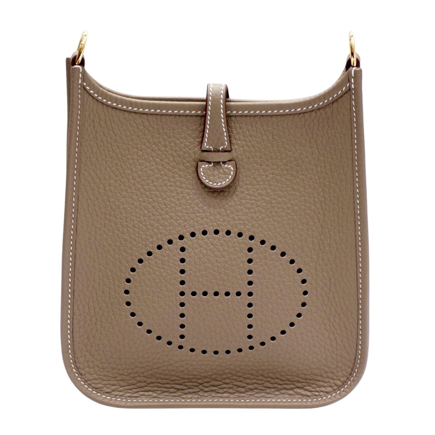 極美品☆HERMES エルメス エブリンTPM エトゥープ SV金具 エルメス エヴリン TPM エトゥープ トリヨンクレマンス ゴールド