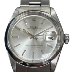 ROLEX(ロレックス) オイスターパーペチュアルデイト34 1500 シルバー 中古品品 AL-608 (中野店)