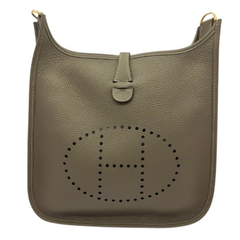 HERMES (エルメス) エヴリンPM エトゥープ G金具 クレマンス W刻 中古A (上野店)