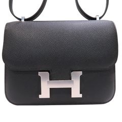 HERMES (エルメス) コンスタンスミニ ミロワール ショルダーバッグ ブラック(シルバー金具) エプソン K刻印 未使用 R35 銀座店