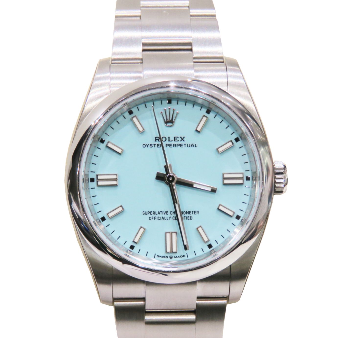 【美品】ロレックス レディース 純正 2コマ ・未使用保管品 ROLEX (ロレックス) オイスターパーペチュアル36 腕時計 126000