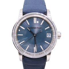 AUDEMARS PIGUET (オーデマ ・ピゲ) Code11.59 バイ オーデマ ピゲ オートマティック 腕時計 15210ST.OO.A348KB.01 ブルー SS 付属品完品 S-103