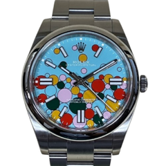 ROLEX(ロレックス) オイスターパーペチュアル41  124300 セレブレーション (QRコード・シール付き) デットストック品 未使用品  AL-658(中野店)　
