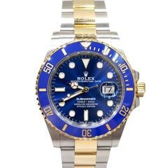 ROLEX (ロレックス) サブマリーナーデイト 腕時計 126613LB ブルー SS/YG オイスター 中古 S-200 銀座店