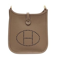 HERMES (エルメス) エヴリンTPM エトゥープ/ゴールド金具 トリヨン W刻印 未使用 P24 銀座店