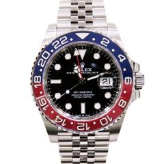 ROLEX (ロレックス) GMTマスター 腕時計 126710BLRO ブラック SS ジュビリー 付属品完品 新品同様 S-183 銀座店