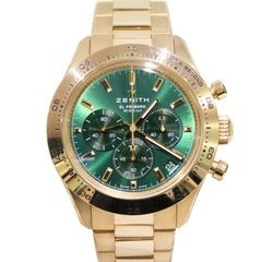 ZENITH (ゼニス) クロノマスタースポーツ ヨシダスペシャルエディション 腕時計 30.3100.3600/56.M3100 グリーン YG 付属品完品 中古美品 S-187 銀座店