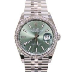 ROLEX (ロレックス) デイトジャスト36 腕時計 126284RBR ミントグリーン SS/WG ジュビリー 付属品完品 未使用 S-192 銀座店