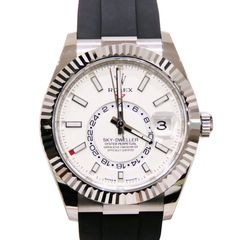 ROLEX (ロレックス) スカイドゥエラー 腕時計 336239 ホワイト WG オイフレ(E.F) 付属品完品 未使用 S-195 銀座店