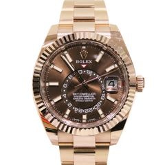 ROLEX (ロレックス) スカイドゥエラー 腕時計 326935 チョコレート ERG オイスター 付属品完品 中古品　U-219 銀座店