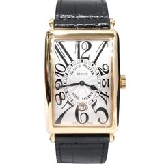 FRANCK MULLER (フランクミュラー) ロングアイランド デイト 腕時計 1150SCDT 4N ホワイト クロコダイルレザー 付属品完品 新品同様 X-090 銀座店