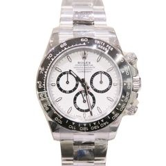 ROLEX (ロレックス) コスモグラフデイトナ 腕時計 126500LN ホワイト SS オイスター 未調整 付属品完品 未使用 S-275 銀座店