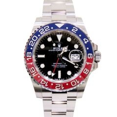 ROLEX (ロレックス) GMTマスター 腕時計 126710BLRO ブラック SS オイスター 付属品完品 新品同様 T-003 銀座店