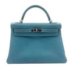 HERMES(エルメス) ケリー32 トゴ ブルージーン SV金具 □L刻(2008年) 中古品 CAB-562 (心斎橋店)