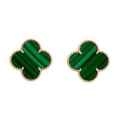 Van cleef & Arpels(ヴァンクリーフ＆アーペル) マジックアルハンブラピアス マラカイト・K18YG ランクA R5 銀座店