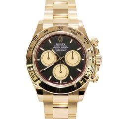ROLEX (ロレックス) コスモグラフデイトナ 腕時計 126508 ブラック＆シャンパン YG オイスター 未調整 付属品完品 未使用 U-008　銀座店