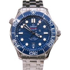 OMEGA (オメガ) シーマスター ダイバー 腕時計 210.30.42.20.03.001 ブルー SS 未調整 付属品完品 中古 U-200 銀座店