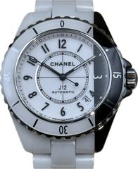 CHANEL(����ͥ�) J12 �ѥ�ɥå���  H6515 �֥�å����ۥ磻�� ����� ���ض�Ź ST-322