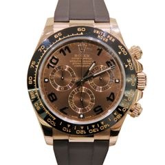 ROLEX (ロレックス) コスモグラフデイトナ 腕時計 116515LN チョコアラビア ERG レザー ラバー 付属品完品 中古 T-057 銀座店