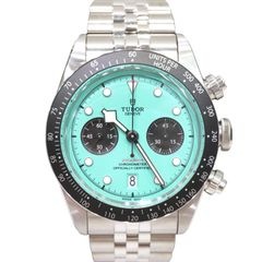TUDOR (チューダー) ブラックベイ クロノ 腕時計 79360N ターコイズ SS 未使用 T-058 銀座店