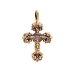CHROME HEARTS(クロムハーツ) フィリグリークロスタイニーチャーム 22K・ダイヤ R197 銀座店