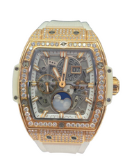 HUBLOT(ウブロ)647.OE.2080.RW.1604 スピリットオブビッグバンムーンフェイズ スケルトンHW　 2017年4月 中古ＡＢ UG-400 (上野店)