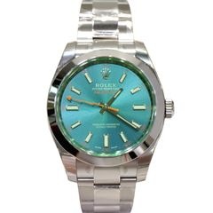 ROLEX (ロレックス) ミルガウス 腕時計 116400GV Zブルー SS オイスター 未調整 完品 未使用 T-230 銀座店