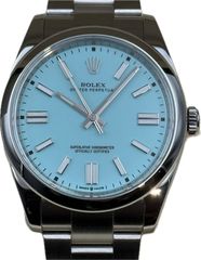 ROLEX (ロレックス) オイスターパーペチュアル41 腕時計 124300 ターコイズ SS オイスター 未調整 未使用 心斎橋店 ST-324