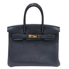 HERMES (エルメス) バーキン30 ハンドバッグ ブルーニュイ(ゴールド金具) トゴ C刻印 ランクA S58 銀座店