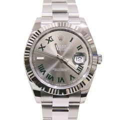 ROLEX (ロレックス) デイトジャスト41 腕時計 126334 スレートローマン SS/WG オイスター 未調整 付属品完品 未使用 T-242 銀座店