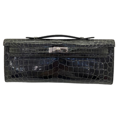 HERMES(エルメス) ケリーカット グラファイト×SV金具 Cニロティカス D刻(2019年) 箱、サイテス(2022年購入) 中古品 (上野店)