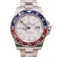 ROLEX (ロレックス) GMTマスター 腕時計 126719BLRO メテオライト WG オイスター 付属品完品 新品同様 T-217 銀座店
