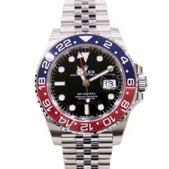 ROLEX (ロレックス) GMTマスター 腕時計 126710BLRO ブラック SS ジュビリー 未調整 付属品完品 未使用 T-164 銀座店