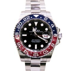 ROLEX (ロレックス) GMTマスター 腕時計 126710BLRO ブラック SS オイスター 未調整 付属品完品 未使用 W-065 銀座店