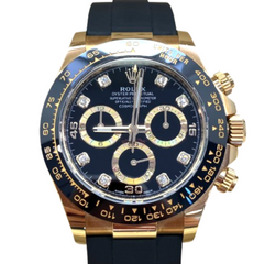 ROLEX(ロレックス) デイトナ 116518LN ブラック×ゴールデン K18YG 8Pダイヤ 2021年9月 中古AB UG-407 (上野店)