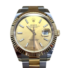 ROLEX(ロレックス) デイトジャスト41 126333 ゴールデン オイスターブレス 2024年6月 中古A UG-410 (上野店)