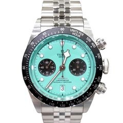 TUDOR (チューダー) ブラックベイクロノ 腕時計 79360N ターコイズ SS 付属品完品 未使用 T-175 銀座店