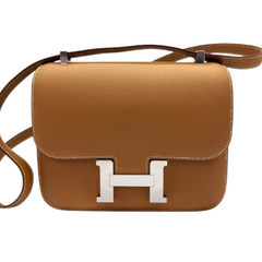 HERMES(エルメス) コンスタンス24 ヴォーエプソン ゴールド/SV金具 Y刻(2020年) 未使用 (上野店)