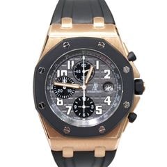 AUDEMARS PIGUET （オーデマ・ピゲ） ロイヤルオーク オフショア クロノグラフ 25940OK.OO.D002CA.01.A グレー PG ラバーベルト 新品同様 U-023 銀座店