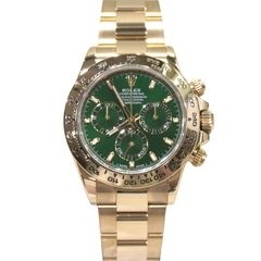 ROLEX (ロレックス) コスモグラフデイトナ 腕時計 116508 グリーン YG コマ未調整 新品同様 T-212 銀座店