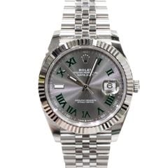 ROLEX (ロレックス) デイトジャスト41 腕時計 126334 スレートローマン SS/WG ジュビリー 付属品完品 中古美品 T-198 銀座店