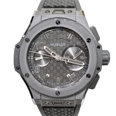 HUBLOT (ウブロ) ビッグ・バン 20TH アニバーサリー オールブラック 腕時計 431.CI.1340.RX ブラック セラミック ラバーベルト 未使用 W-016 銀座店