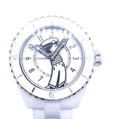 CHANEL(����ͥ�)/J12�ޥɥ⥢���� �� �ѥ���/H7481/�ۥ磻��/����ߥå�/SS/38mm/�����ǥ�/2023.10��/̤����/NAC-590��̾�Ų�Ź��